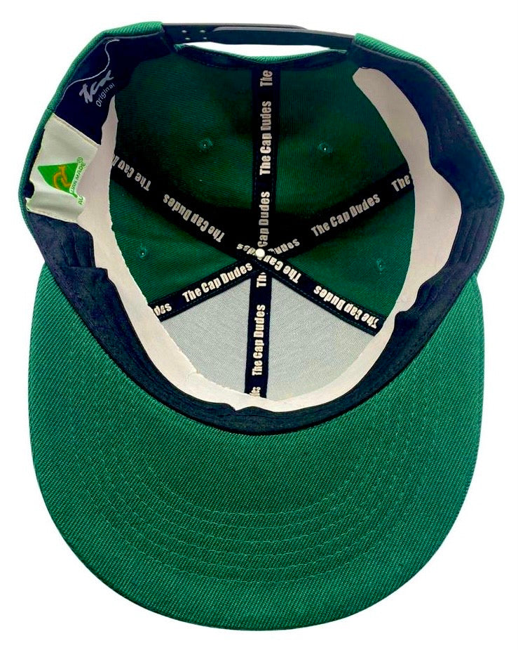 Socceroos Green Baseball Hat - Under Brim - The Cap Dudes