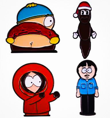 South Park Cartoon Characters 1 Brooch Accessories - Front