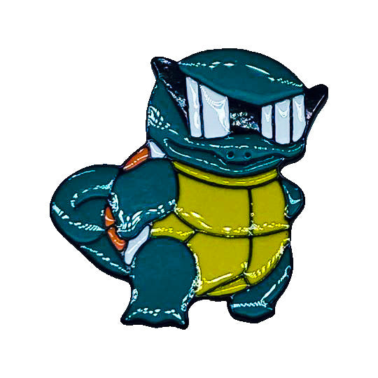 Squirtle - Pokemon characters - Manga - Anime Brooch Accessory - Front
