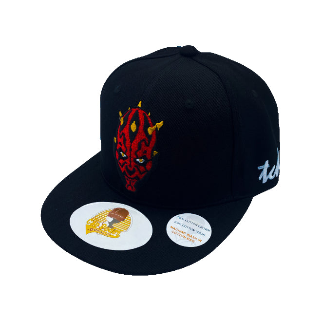 Star Wars Darth Maul Black Baseball Hat - The Cap Dudes - Front View