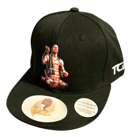 Stone Cold Steve Austin WWE Black Baseball Hat - The Cap Dudes - Front View