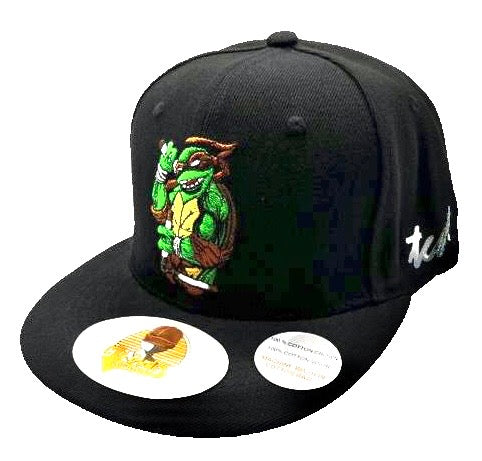 TMNT Michelangelo Black Baseball Hat - The Cap Dudes