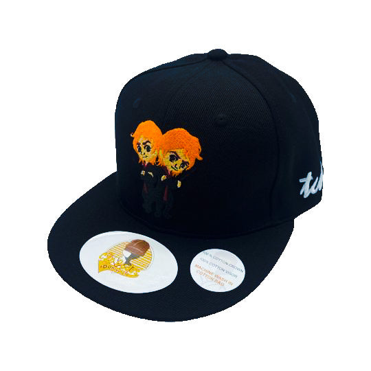 Fred and George Weasley Black Baseball Hat - The Cap Dudes - Front View