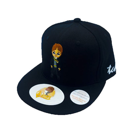 Ron Weasley Black Baseball Hat - The Cap Dudes - Front View