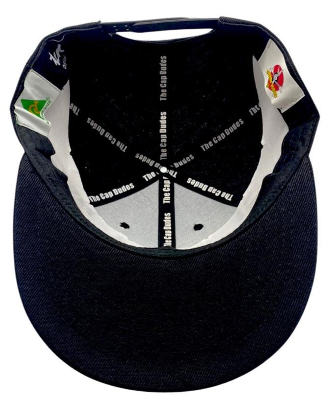 Tasmanian Devil Black Baseball Cap - Under Brim - The Cap Dudes