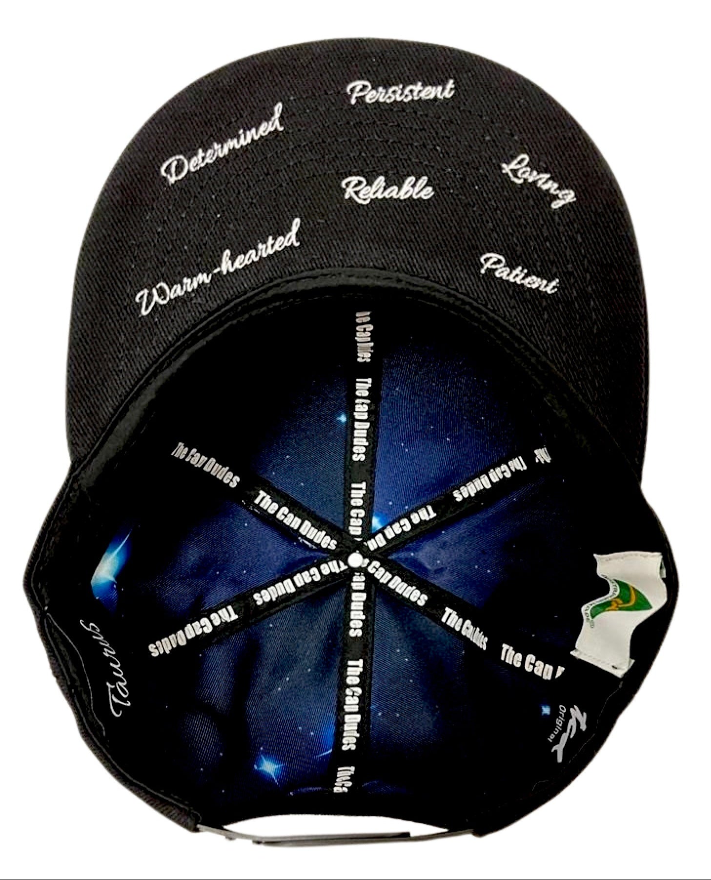 Taurus Horoscope Baseball Hat - Under Brim - The Cap Dudes