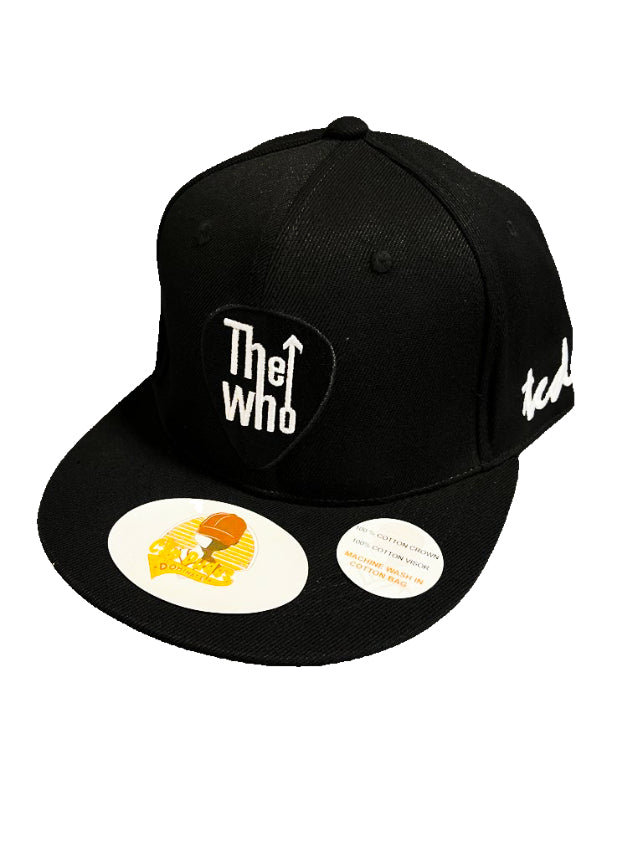 The Who - Black Baseball Hat - The Cap Dudes - Front View