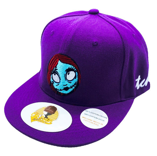 The Nightmare Before Christmas Cartoon Sally Purple Baseball Hat - The Cap Dudes