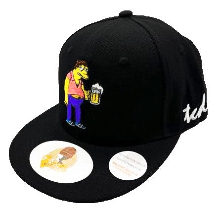The Simpsons Barney Gumble Black Baseball Hat - The Cap Dudes