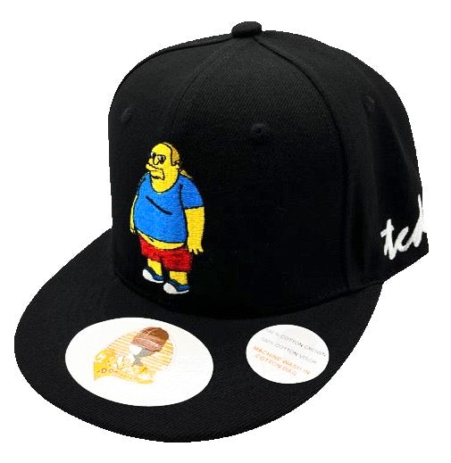 The Simpsons Comic Book Guy Black Baseball Hat - The Cap Dudes