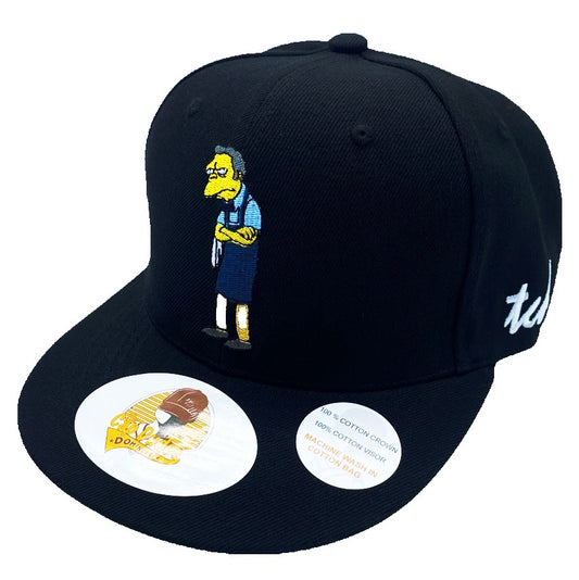 The Simpsons Moe Black Baseball Hat - The Cap Dudes
