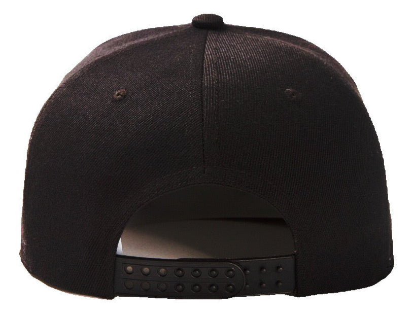Twisted Sister Black Baseball Hat Snapback Adjustable - The Cap Dudes - Back View