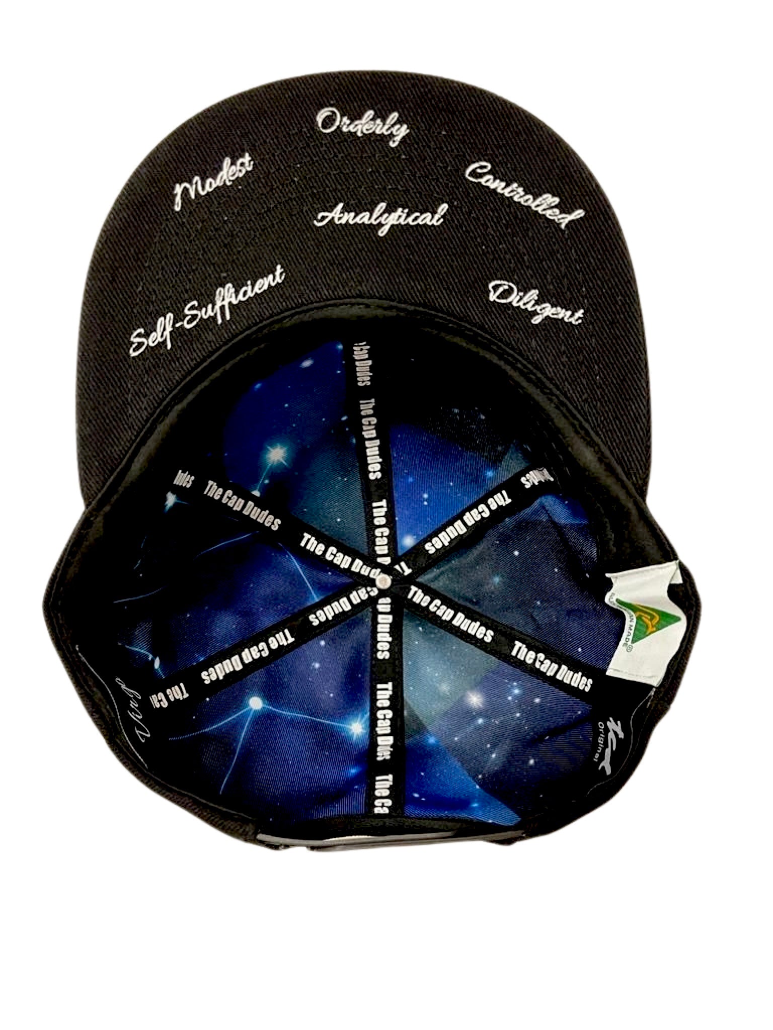 Virgo Horoscope Baseball Hat - Under Brim - The Cap Dudes