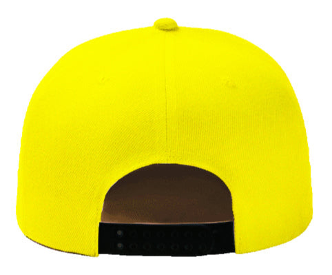 Yellow Baseball Hat - The Cap Dudes - Back View