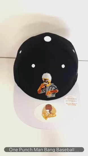 One Punch Man Bang Baseball Cap Video - The Cap Dudes