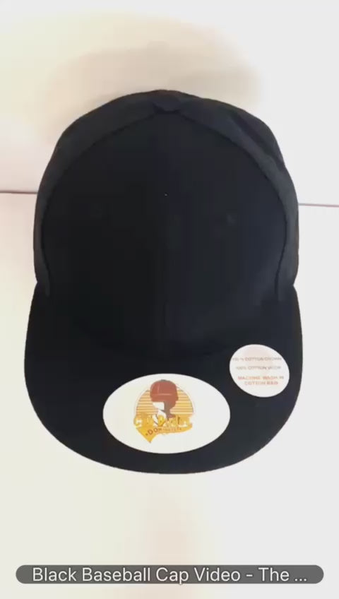 Black Baseball Cap Video - The Cap Dudes