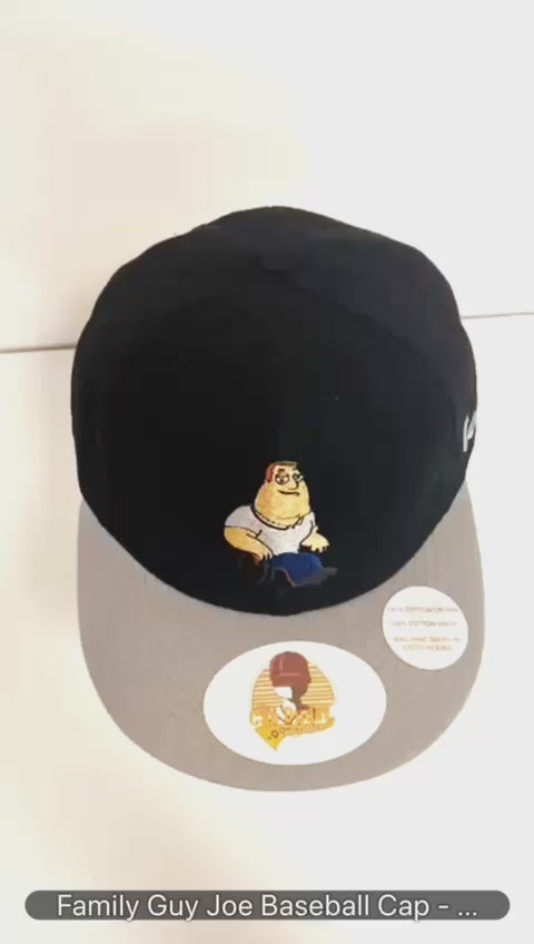 Family Guy Joe Baseball Cap Video - The Cap Dudes