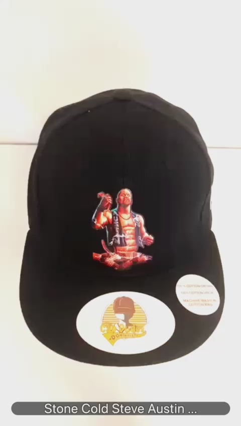 Stone Cold Steve Austin Baseball Hat-WWE Cap 9Fifty Snapback Style