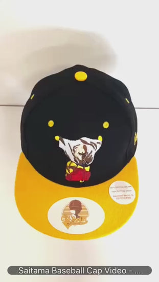 One Punch Man Saitama Baseball Cap Video - The Cap Dudes