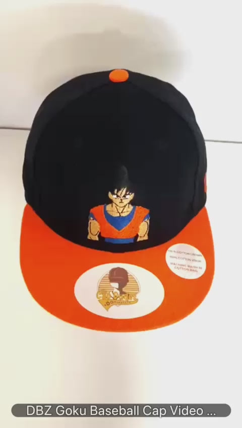 DBZ Orange Goku Baseball Cap Video- The Cap Dudes
