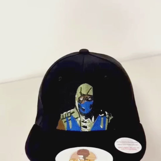 Mortal Kombat Sub-Zero Baseball Cap Video - The Cap Dudes