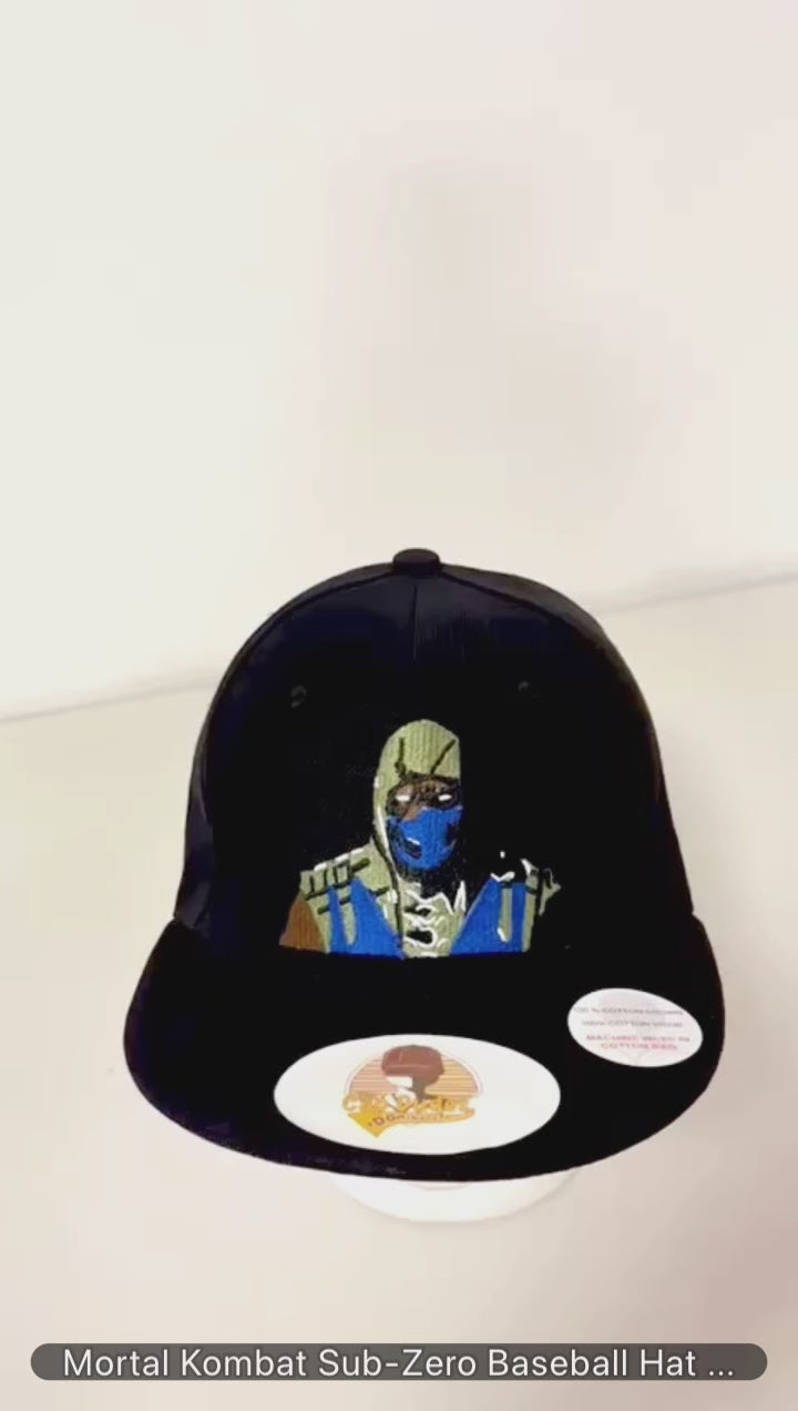 Mortal Kombat Sub-Zero Baseball Cap Video - The Cap Dudes
