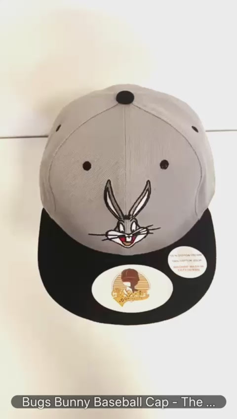 Bugs Bunny Looney Tunes Baseball Cap Video - The Cap Dudes