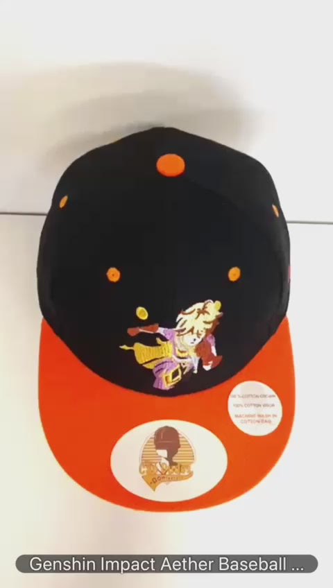 Genshin Impact Aether Baseball Cap Video- The Cap Dudes