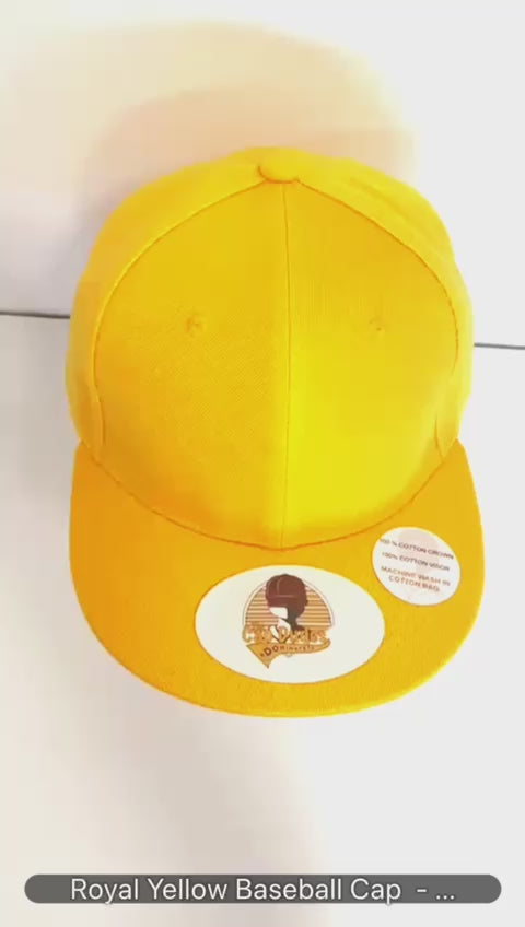 Yellow Baseball Cap Video - The Cap Dudes