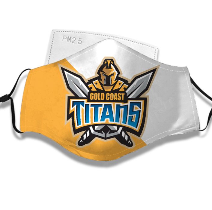 Sport - Gold Coast Titans Face Mask - National Rugby League 
