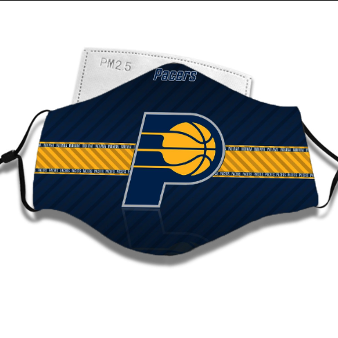 Sport - Indiana Pacers Face Mask - National Basketball Association NBL