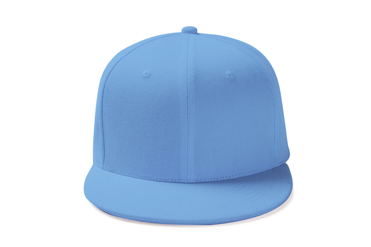 Light Blue 9FIFTY Style Double Snapback Adjustible Fit Embroided Baseball Cap 100% Cotton