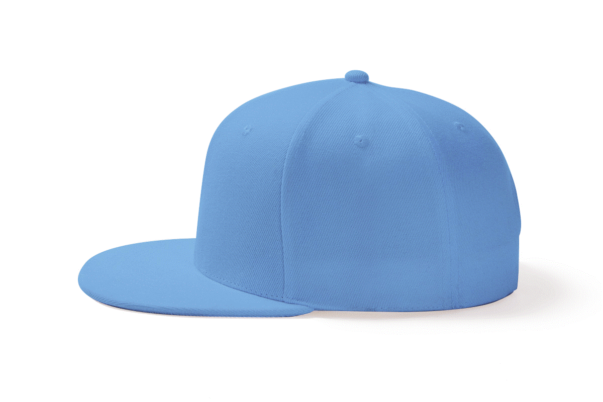 Light Blue 9FIFTY Style Double Snapback Adjustible Fit Embroided Baseball Cap 100% Cotton