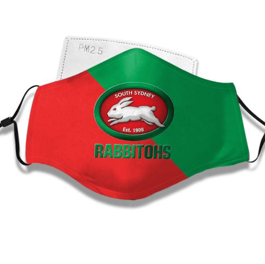 Sport - South Sydney Rabbitohs Face Mask - National Rugby League NRL